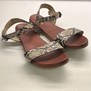Mia snakeskin sandals